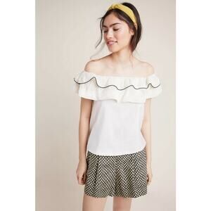 NEW Anthropologie Organza Blouse by Amit Aggarwal Size Small